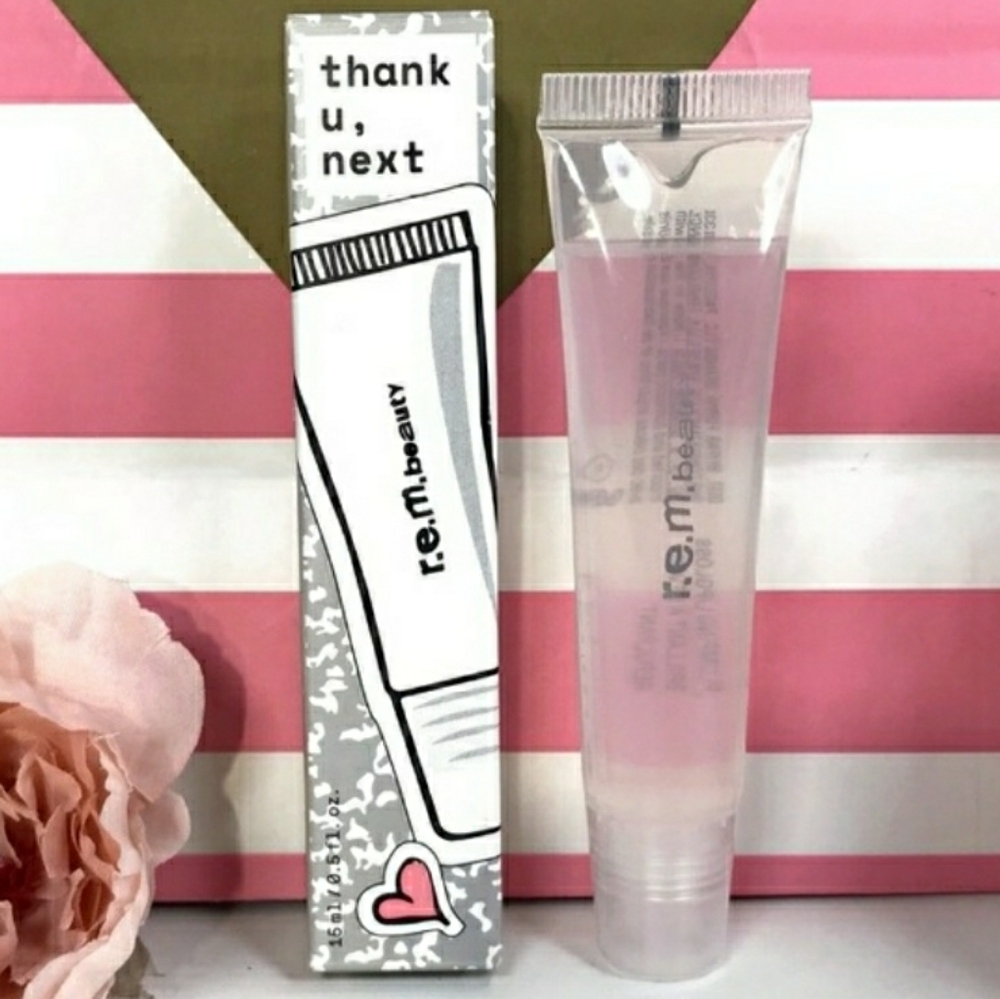 REM Beauty Plumping Lip Gloss JUMBO SIZE in Utmost Importance (clear) *BNIB